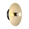 Designers Fountain Harmoni 9 in. 1-Light Matte Black Wall Sconce Light with Brushed Gold Disk Accent for Bathrooms D313C-WS-MB - alternate 9
